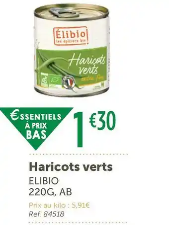 Elibio haricots verts