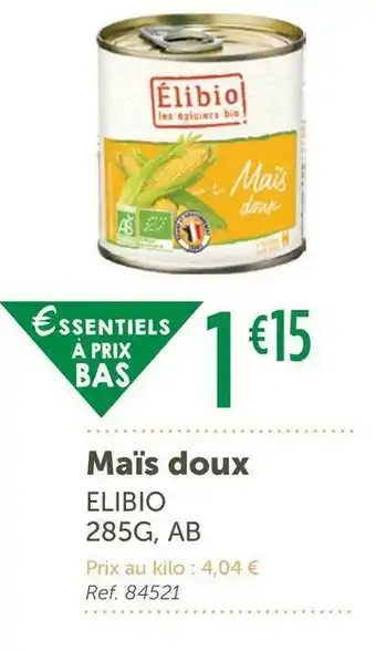 Elibio maïs doux