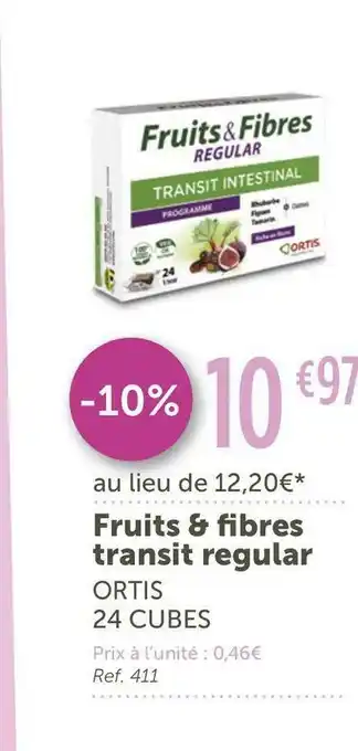 Ortis fruits & fibres transit regular