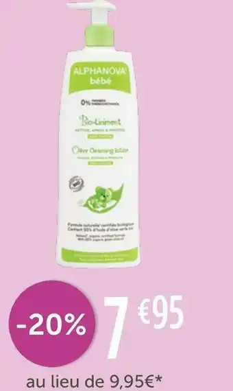 Alphanova bébé eau nettoyante