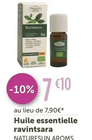 Naturesun aroms huile essentielle ravintsara