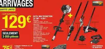 Woodstar outil multifonction 32 cm3 - 4 en 1