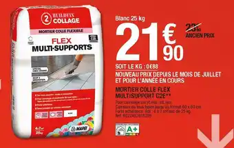 Mapei mortier colle flex multisupport c2e