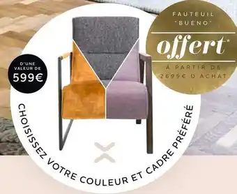 Xooon Fauteuil “bueno” offre