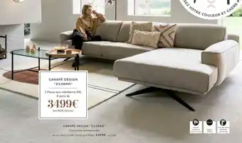 Canapé design “zilvano”