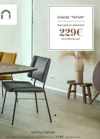 Xooon Chaise “tatum” offre