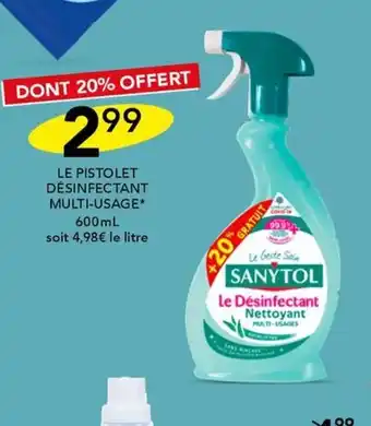 Stokomani LE PISTOLET DÉSINFECTANT MULTI-USAGE offre