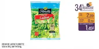Match COEUR DE LAITUE FLORETTE offre