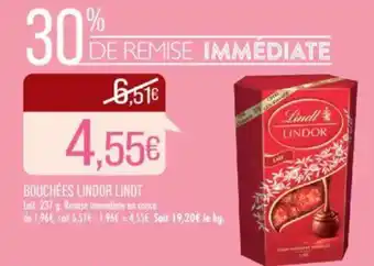 Match BOUCHÉES LINDOR LINDT offre