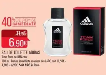 Match EAU DE TOILETTE ADIDAS offre