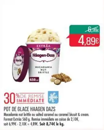 Match POT DE GLACE HAAGEN DAZS offre