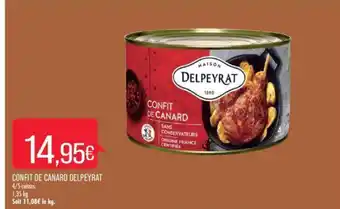 Match CONFIT DE CANARD DELPEYRAT offre