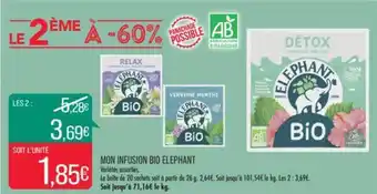Match MON INFUSION BIO ELEPHANT offre
