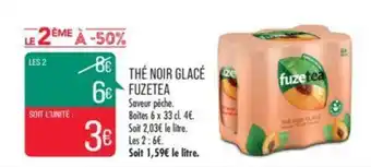Match THÉ NOIR GLACÉ FUZETEA offre
