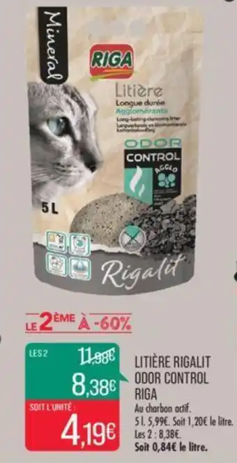 Match LITIÈRE RIGALIT ODOR CONTROL RIGA offre