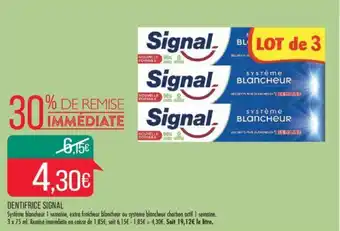 Match DENTIFRICE SIGNAL offre
