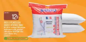 Match OREILLERS MOELLEUX DOUCES RÊVERIES DODO offre