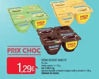 Match CRÈME DESSERT DANETTE offre