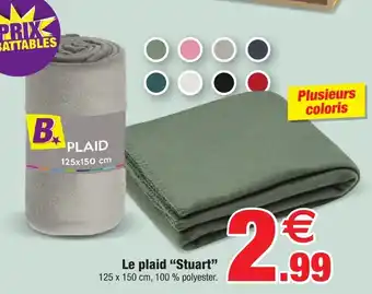 Bazarland Le plaid "Stuart" offre