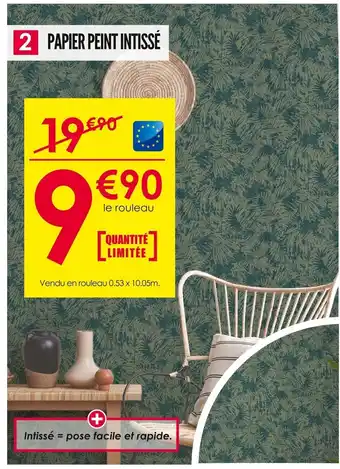 Décor Discount PAPIER PEINT INTISSÉ offre