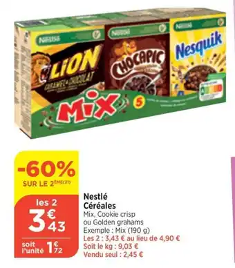 Maximarché Nestlé Céréales offre