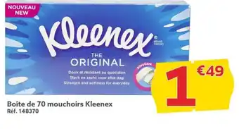 Gifi Boîte de 70 mouchoirs Kleenex Réf. 148370 offre