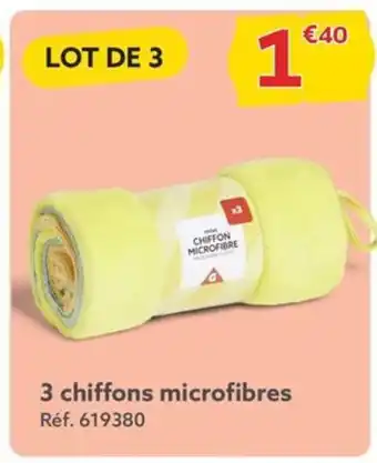 3 chiffons microfibres Réf. 619380
