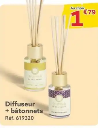 Gifi Diffuseur + bâtonnets Réf. 619320 offre