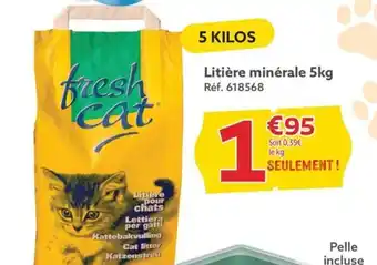 Gifi Litière minérale 5kg Réf. 618568 offre
