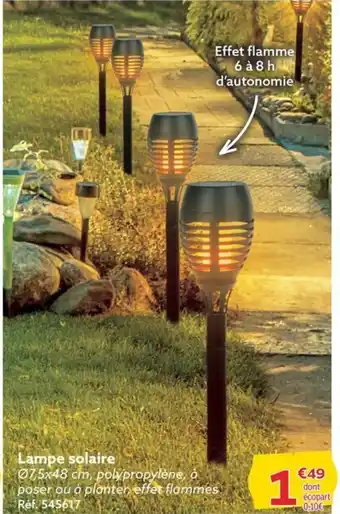 Gifi Lampe solaire offre
