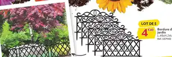 Gifi Bordure de jardin L.48xH.24cm Réf. 557940 offre