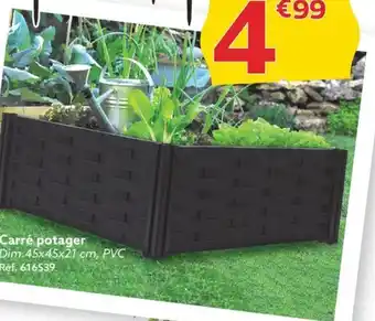 Gifi Carré potager Dim.45x45x21 cm, PVC Réf. 616539 offre