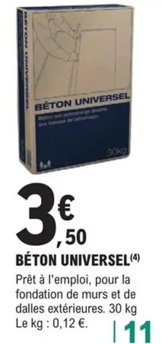 E.Leclerc Brico BÉTON UNIVERSEL (4) offre