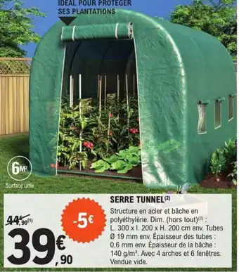 E.Leclerc Brico SERRE TUNNEL (²) offre