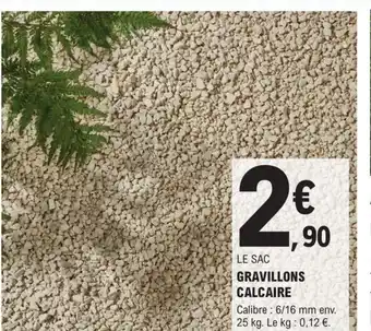 E.Leclerc Brico LE SAC GRAVILLONS CALCAIRE offre