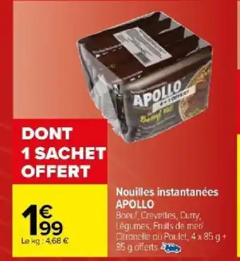Nouilles instantanées APOLLO
