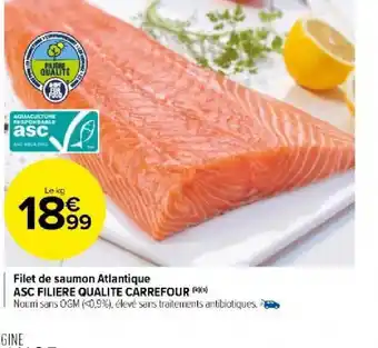 Carrefour Market Filet de saumon Atlantique offre