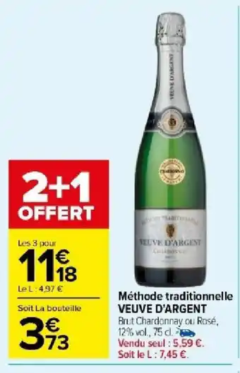 Méthode traditionnelle VEUVE D'ARGENT