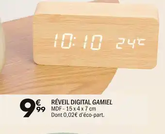 La Foir'Fouille RÉVEIL DIGITAL GAMIEL offre