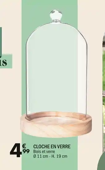 CLOCHE EN VERRE