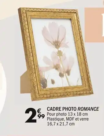 La Foir'Fouille CADRE PHOTO ROMANCE offre