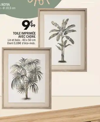 La Foir'Fouille TOILE IMPRIMÉE AVEC CADRE offre