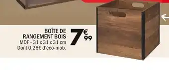 RANGEMENT BOIS MDF
