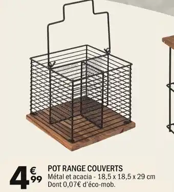 La Foir'Fouille POT RANGE COUVERTS offre
