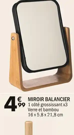 La Foir'Fouille MIROIR BALANCIER offre