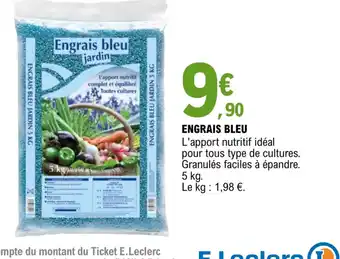 E.Leclerc Jardi ENGRAIS BLEU offre