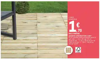 E.Leclerc Jardi DALLE TERRASSE offre