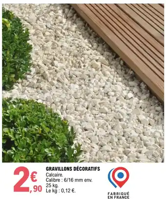 E.Leclerc Jardi GRAVILLONS DÉCORATIFS offre