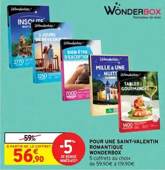 POUR UNE SAINT-VALENTIN ROMANTIQUE WONDERBOX