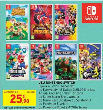Intermarché Hyper JEU NINTENDO SWITCH offre